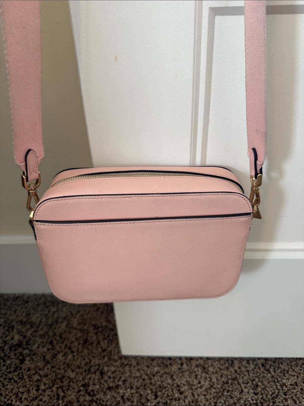 kate spade Pale Pink Saffiano Crossbody Bag - Picture 2 of 9